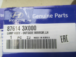 Указатель поворота левый для Hyundai Solaris 2010-2017, OEM 876143X000 - вид 7 (фото)